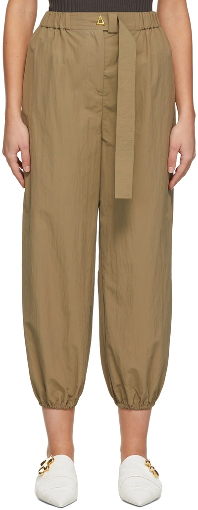 Aeron Kaita - Tracksuit Trousers With A Buttons In Light Khaki