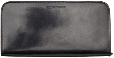 Officine Creative Black Calfskin Wallet In 1000 Nero