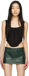Miaou Black Campbell Tank Top In Black