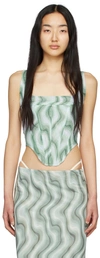 MIAOU GREEN CAMPBELL TANK TOP