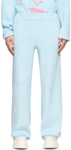 We11 Done Blue Viscose Lounge Pants In Sky