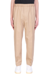 JIL SANDER PANTS IN BEIGE COTTON