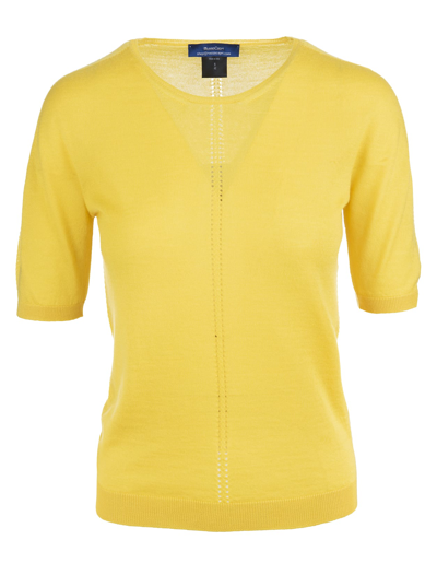 Fedeli Wool Yellow Top