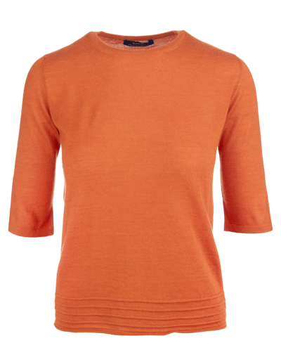 Fedeli Wool Orange Top