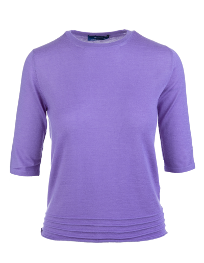 Fedeli Wool Light Violet Top