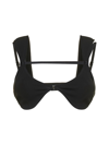 Jacquemus Le Bandeau Veleiro Top In Black