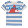 BONMOT ORGANIC BONMOT ORGANIC CREAM TIPI BM STRIPED T-SHIRT,SS22-TSC8-IVO