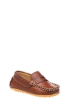 Elephantito Boy's Logan Penny Leather Drivers, Baby In Natural