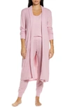 PJ SALVAGE PEACHY RIB KNIT ROBE