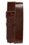 Fjall Raven Singi Leather Belt In Leather Brown
