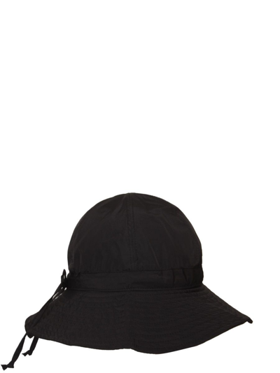 Gcds Nylon Bucket Hat In Black