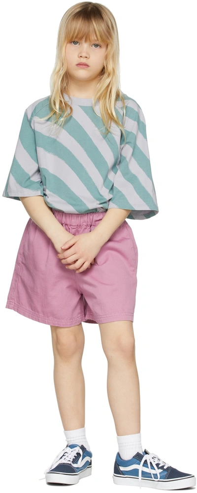 Main Story Kids Pink Woven Shorts In Ms076orchidhaze