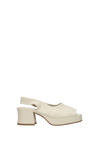 BOTTEGA VENETA SANDALS LEATHER SEA SALT