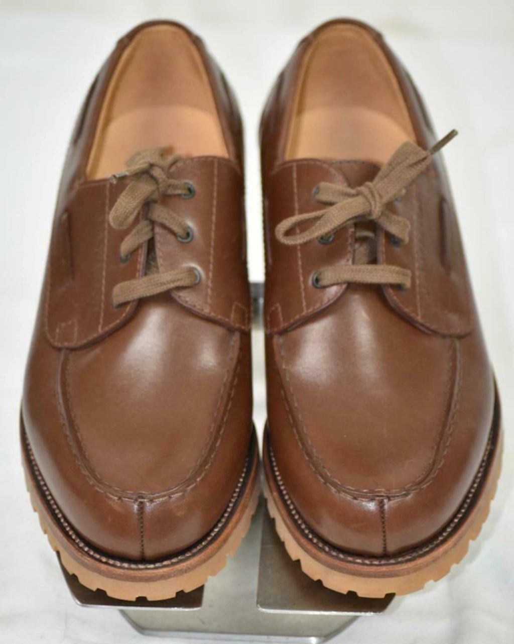 Pre-owned Jm Weston Nwob J.m. Weston Deck Derby #690 Chestnut