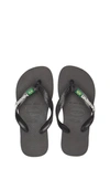 HAVAIANAS KIDS' BRAZIL LOGO FLIP FLOP