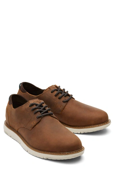 Toms Navi Water-resistant Oxford In Brown