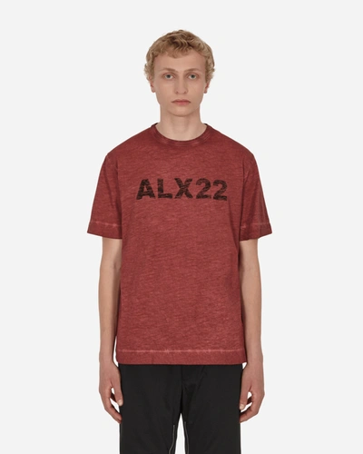 Alyx Exclusive Logo T-shirt In Red