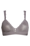 B.tempt'd By Wacoal Innocence Bralette In Shark