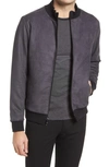 Robert Barakett Lachine Faux Suede Jacket In Black