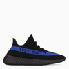 Adidas Originals Yeezy Boost 350 V2 Core Black/daze Blue Sneakers In Black