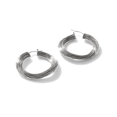 JOHN HARDY JOHN HARDY BAMBOO HOOP EARRINGS