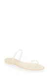 Stuart Weitzman Sawyer Jelly Slides In Flannel