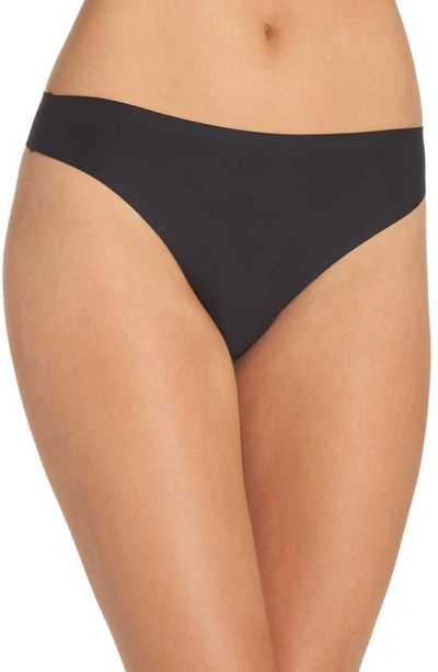 Chantelle Lingerie 3-pack Soft Stretch Thongs In Black