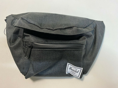 Pre-owned Herschel Supply Co. Seventeen Hip Pack Black Waist Bag Fanny Pack