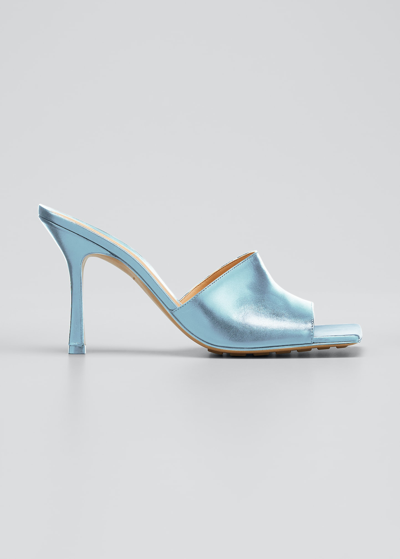 Bottega Veneta Stretch Sandals In Sky Blue