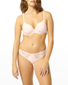 Simone Perele Reve Scalloped Lace Bikini Brief In Sakura Pink