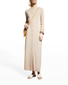 Capsule 121 The Home Duster Button-down Maxi Dress In Beige