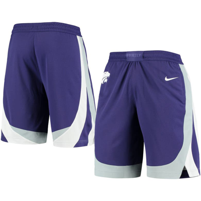 Nike Purple Kansas State Wildcats Team Replica Basketball Shorts