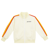 Palm Angels Kids' Logo-print Side-stripe Woven Track Jacket 6-12 Years In Yellow