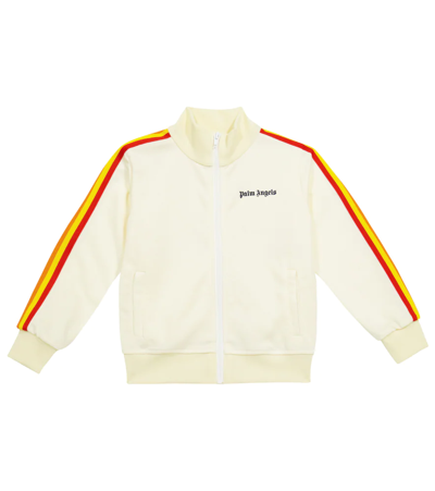 Palm Angels Logo-print Side-stripe Woven Track Jacket 6-12 Years In White