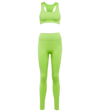Prism Sports Bra And Leggings Set In Green