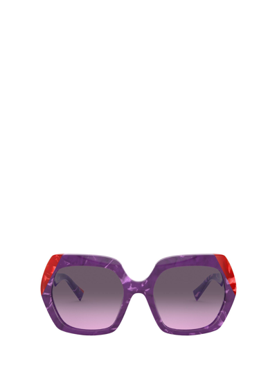 Alain Mikli A05054 Violet Rouge Mikli Female Sunglasses - Atterley In Purple Gradient