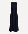 Wood Wood Molina Crinkled Dress In Navy