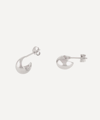 Dinny Hall Silver Mini Scoop Hoop Earrings In Silver