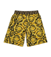 YOUNG VERSACE VERSACE KIDS COTTON BAROQUE SHORTS (4-14 YEARS)
