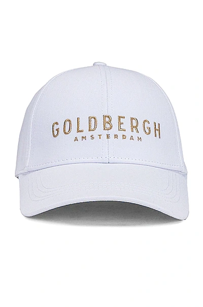 Goldbergh Kenny Cap In White & Gold