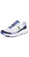 On Cloudvista Neoprene-trimmed Mesh Running Sneakers In Frost/ink