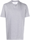 Brunello Cucinelli Men's Basic-fit V-neck T-shirt In Grey