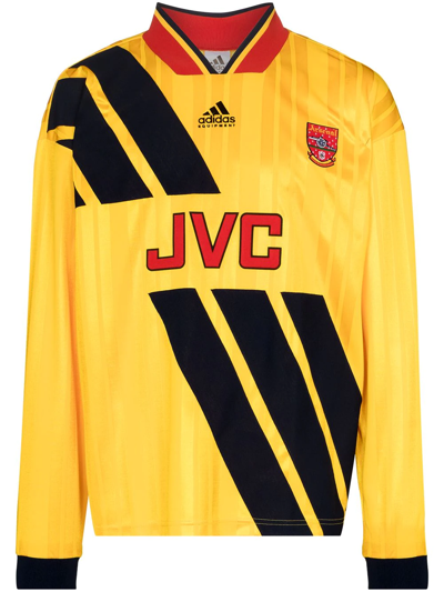 Adidas Originals X Arsenal Fc ‘93-‘94 Away Long Sleeve T-shirt In Yellow