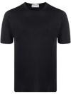 John Smedley Jersey-knit Cotton T-shirt In Black