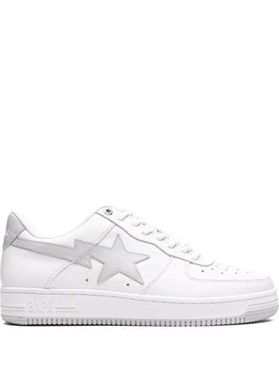 A Bathing Ape X Jjjjound Bape Sta Sneakers In White