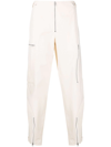 JIL SANDER ZIP-EMBELLISHED TROUSERS