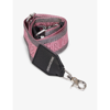 Zadig & Voltaire Logo-print Woven Shoulder Strap In Dream