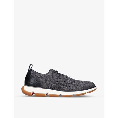 Cole Haan 4 Zerogrand Stitchlite Wool Knit Oxford Trainers In Grey