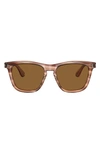 Oliver Peoples Lynes 55mm Pillow Sunglasses In Beige