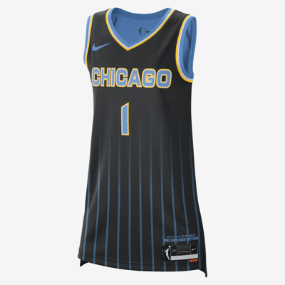 Nike Chicago Sky Explorer Edition  Women's Dri-fit Wnba Victory Jersey In Black